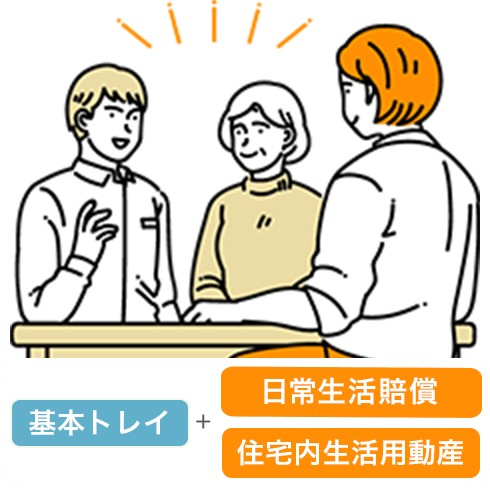 基本トレイ＋日常生活賠償、住宅内生活用動産