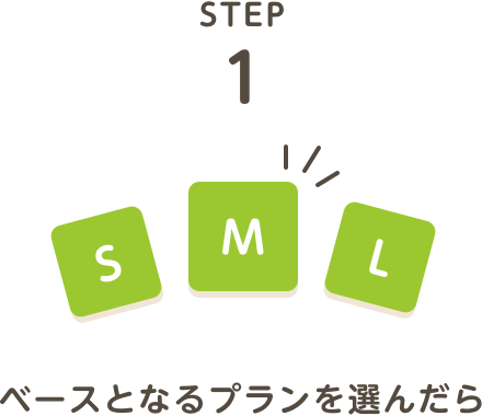 ベースとなるプランを選んだら