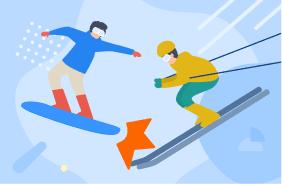 スノーリゾートに出かける前に保険に加入しよう