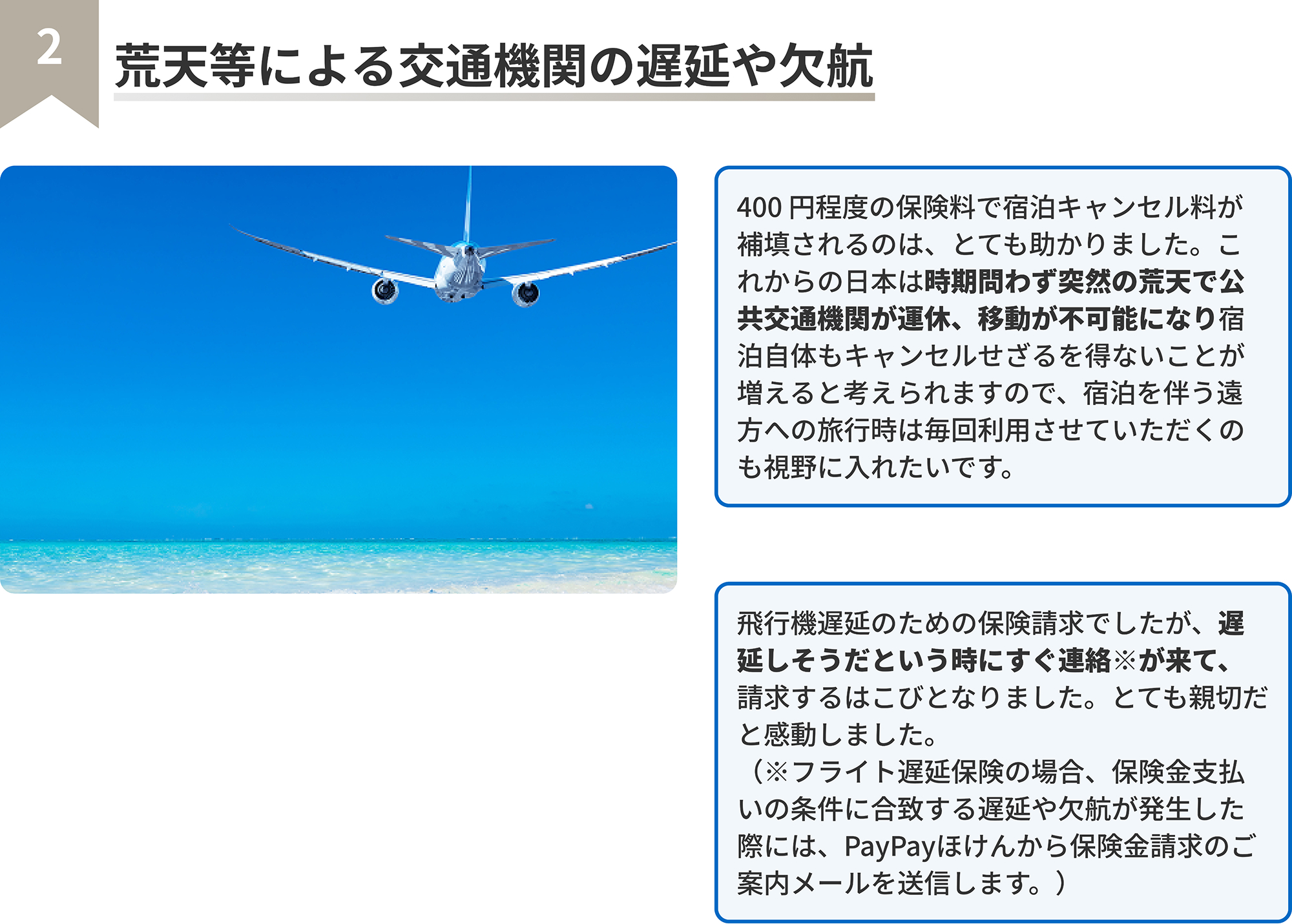 ユーザーの声