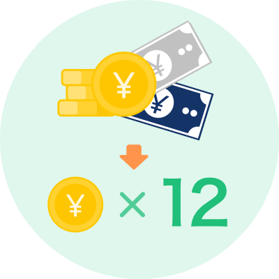 一括払いの保険料を月額払いにしたい人