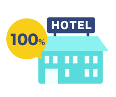 キャンセル料最大100％補償